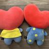 [Б/У] BTS BT21 TATA Набор плюшевых игрушек из 2 штук