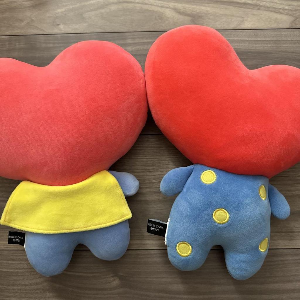 [Б/У] BTS BT21 TATA Набор плюшевых игрушек из 2 штук