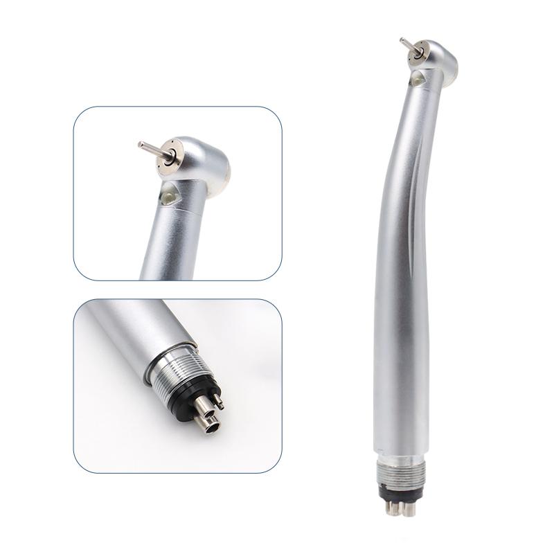 Dental LED High Speed Handpiece Air Tubrine Dentist Tips Triple Water Spray Push Button Dentistry Equipment Ceramic Bearing