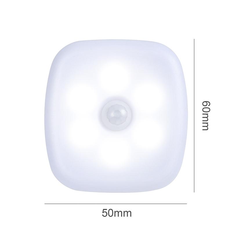 Ночной Светильник Датчик Движения EU Plug Светодиодные Лампы Детский Ночной Светильник Беспроводной Ночной Светильник Для Туалета Прикроватный Стол Спальня Прихожая