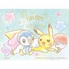 ENSKY Pokemon Relaxing 7.6 X 10.2cm Mame Puzzle Clear 150 Piece Jigsaw Puzzle MA-C11