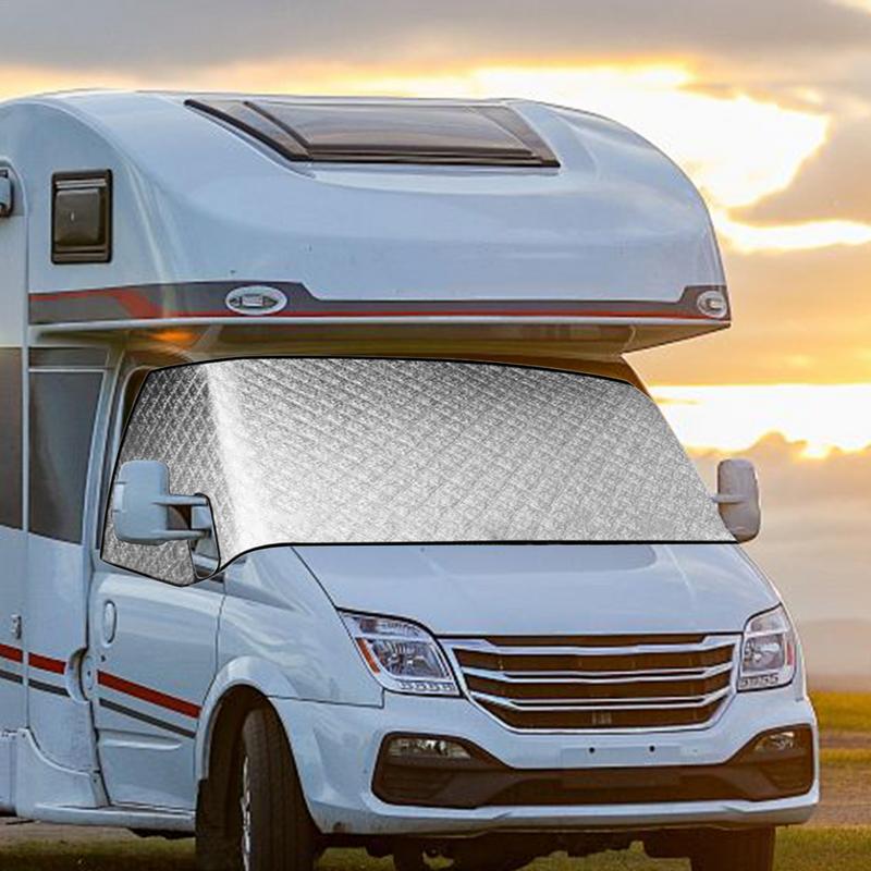 Магнитный чехол на лобовое стекло для автодома, чехол-солнцезащитный козырек для автомобиля, зимняя защита от льда и изморози, солнцезащитный экран, водонепроницаемый чехол для автомобиля