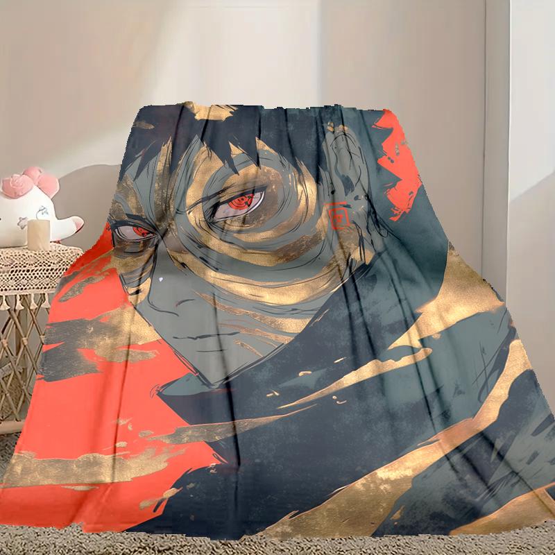 1pc naruto Blanket, Cozy Valentine's Day Blanket, Multi-functional Nap Blanket Available Throughout the Four Seasons