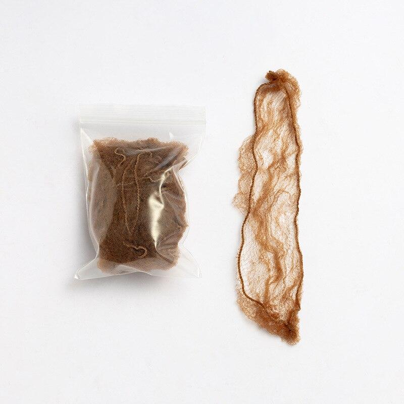 20 шт., инструмент для прически, черный, коричневый, бежевый, кофейный, 5 цветов, 5 мм, эластичные нейлоновые сетки для волос, невидимые сетки для волос для женщин