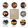 BBQ Grill Mesh Mat Non Stick Fish Vegetable Mat Food Grade High Temperature Resistant Uninflammable Barbecue Grill Sheet Liners Rusable Grilling Mat