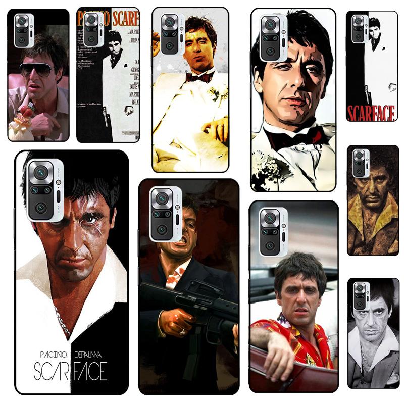 Tony Montana Scarface Al Pacino Case For Xiaomi Redmi Note 12 Pro 11 9 8 10 Pro 9S 10S 11S 12S Redmi 12C 9C 10A 10C Cover