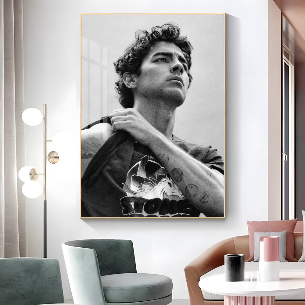 1 шт. Музыкальная группа J-Jonas Brothers Постер Наклейка Печать Водонепроницаемое Настенное Искусство Для Гостиной Спальни Домашний Декор