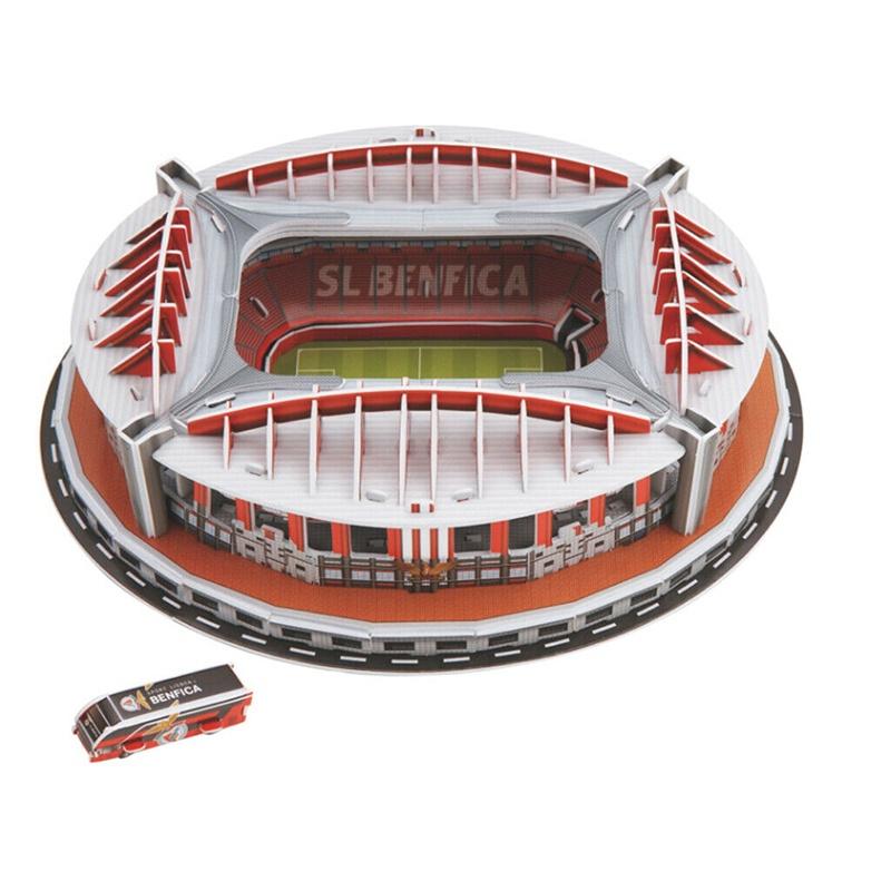 Premium Quality 3d Puzzle Benfica Stadium Football Field Model Perfect For Kids