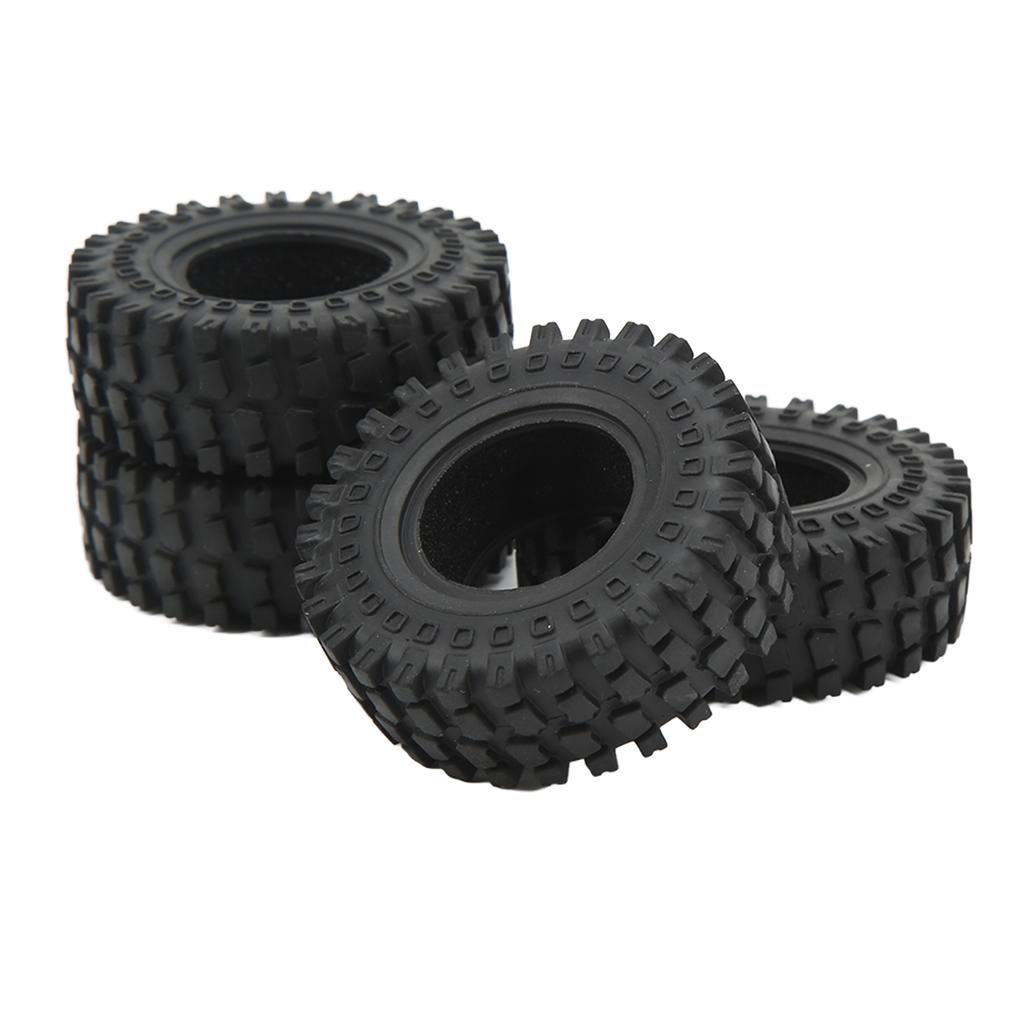 4 шт. RC Слики 1,25 дюйма Резиновые шины RC Аксессуары для AXIAL 124 SCX24 для FMS 124 FCX24