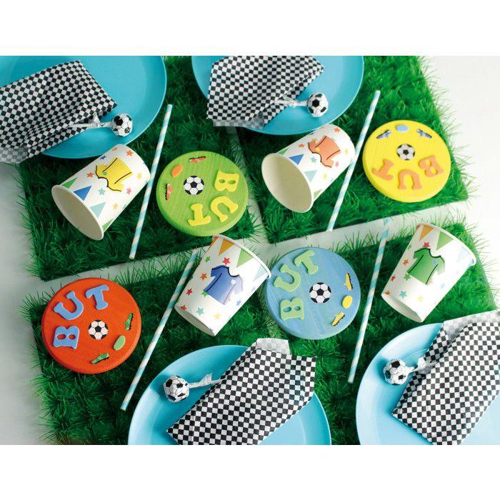 Dessous de verre en bois rond diam. 10.5 cm x 4 pièces