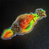 Светоотражающая 3D-кристаллическая наклейка Zongshen Yilu Ping'an для электросамоката с дизайном благоприятных облаков.