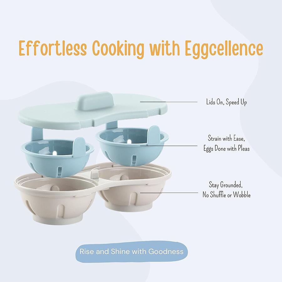 Creative Microwave Egg Cooker, Cooking Box, Egg Steamer Mold