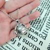 Unisex Expandable Multi Photos Ball Pendant Locket Chain Necklace Gift