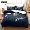 Cartoon Whale Painting Bedding Set, 3Pcs Duvet Cover Set, Soft Comfortable Breathable Duvet Cover, For Bedroom Guest Room Decor