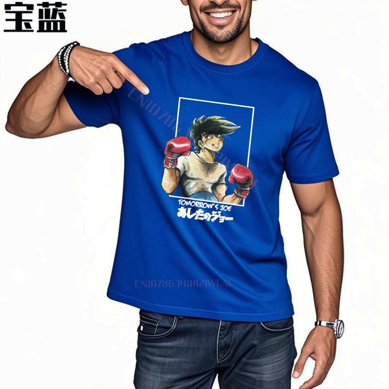 Unisexs Top Graphic Everyday Tees Anime Character Boxing Pose Cotton Short Sleeve Shirt Trendy Short sleeve Cotton Tshirt