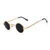 SHAUNA Wide Bridge Retro Rock Punk Sunglasses Classic Small Round Clear Red Sun Glasses UV400