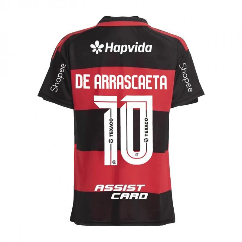 CR Flamengo Home Soccer Jersey 2026 Short Sleeve Football Shirt Men Women Adult Match Wear