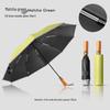 Автоматический ветрозащитный зонт: Защита от УФ-лучей, Большой складной дизайн, Деревянная ручка для солнца и дождя