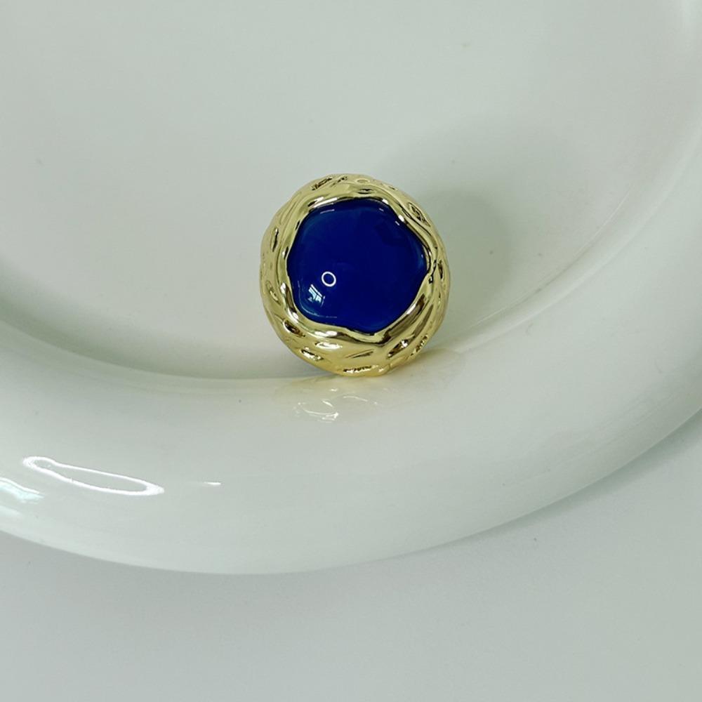 Полый дизайн Геометрическое полое кольцо Металлический материал Кольцо личности Модный аксессуар