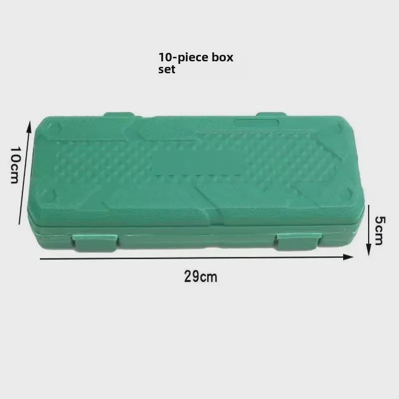 Набор из 10 удлиненных шестигранных головок для пневматического пистолета (8-24mm)