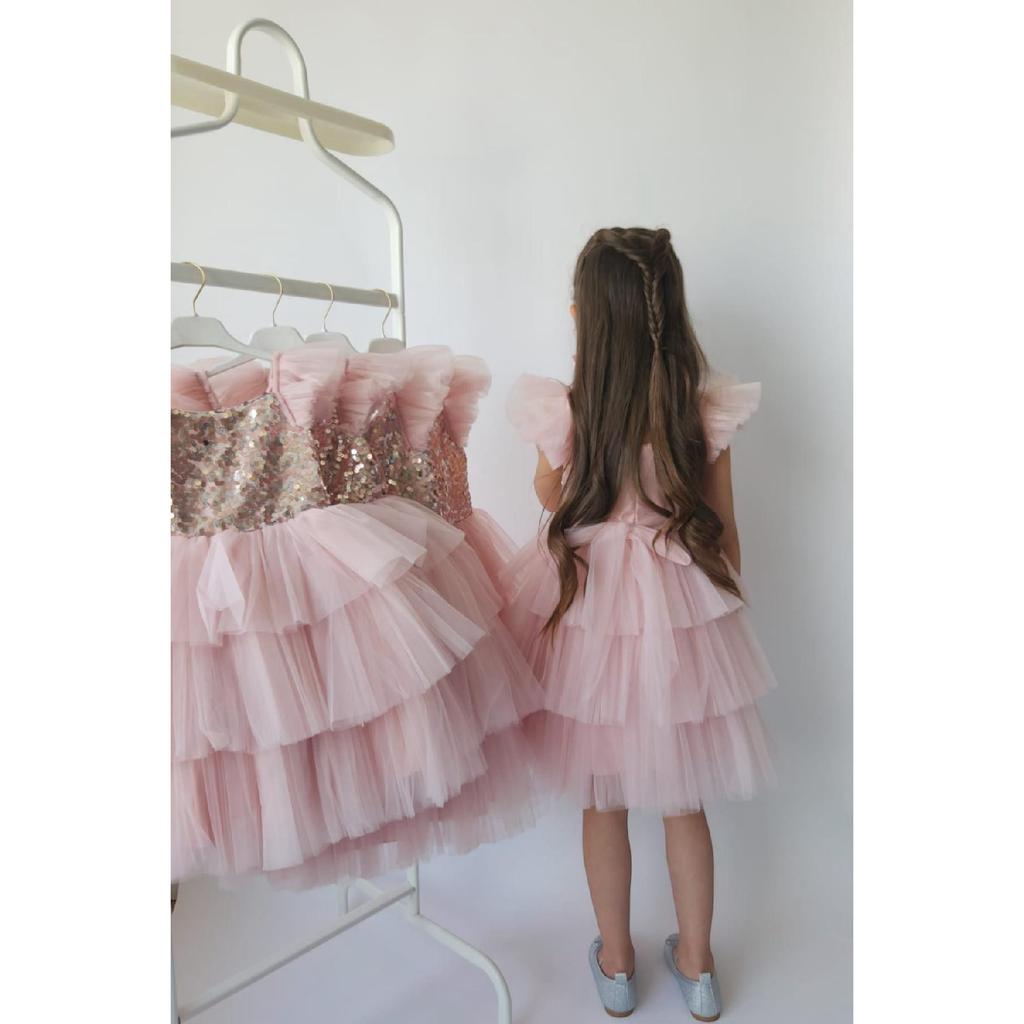 Белое вечернее платье специального дизайна для девочек на день рождения, свадьбу. Подробности см. Таблицу размеров в видео