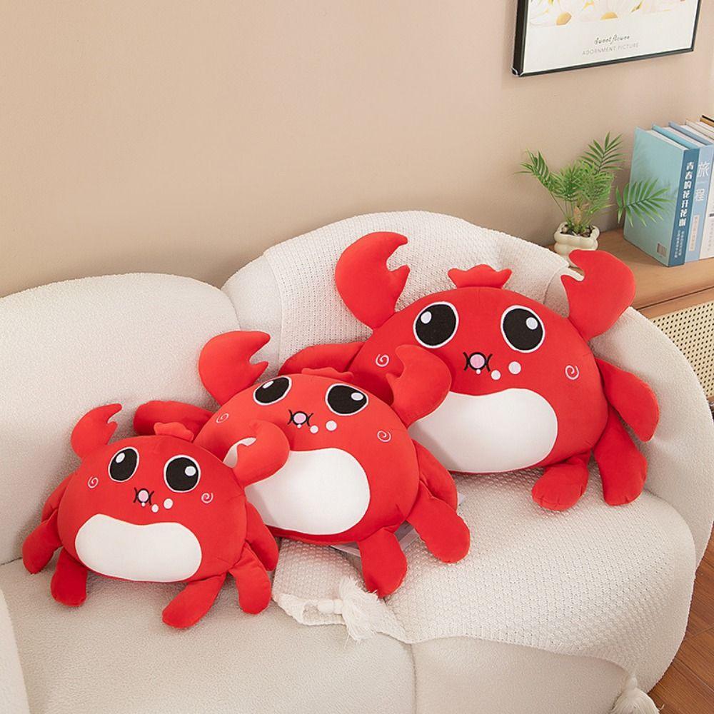 Simulation Crab Ocean Plush Toys Soft Sea Crab Plush Dolls Animal Crab Dolls Party Supplies