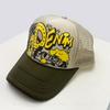 Baseball Lettering Alphabet Printed 3D Interesting Women  Men For Neutral Gender Fresh Caps Peaked Hats Sunshade Cartoon Breathable Color Block