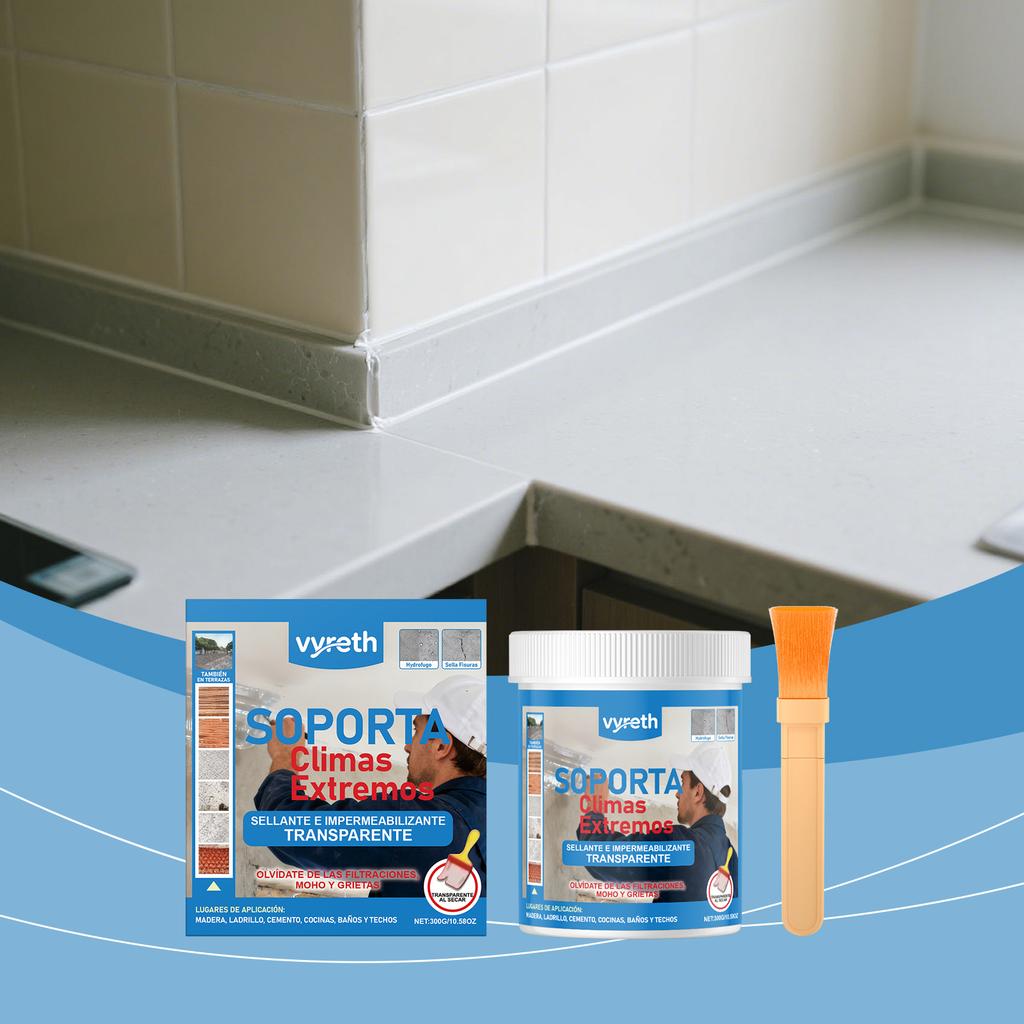 VYRETH Transparent Sealing Waterproof Adhesive Tile Crack Filler Indoor Outdoor Universal Leak Repair Coating