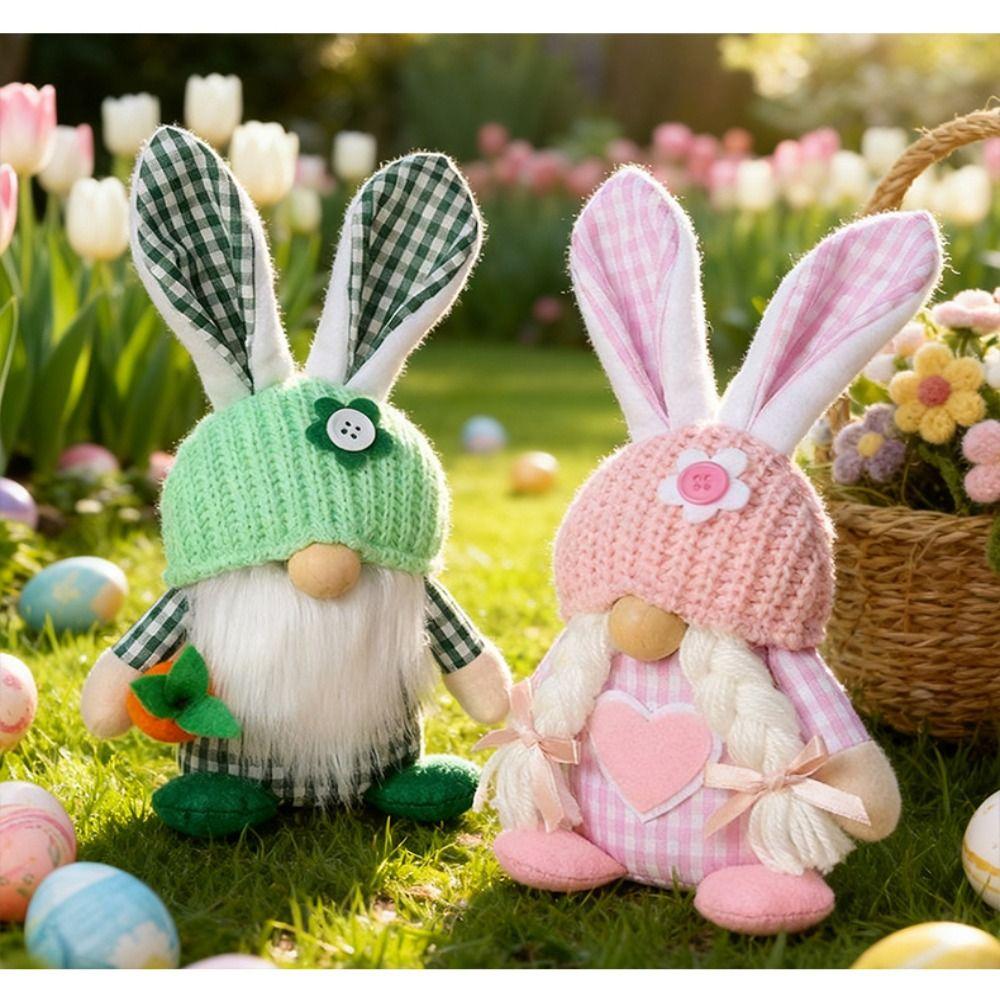 Easter Gifts Faceless Couple Doll Easter Decor Bunny Dwarf Ornament Desktop Decor