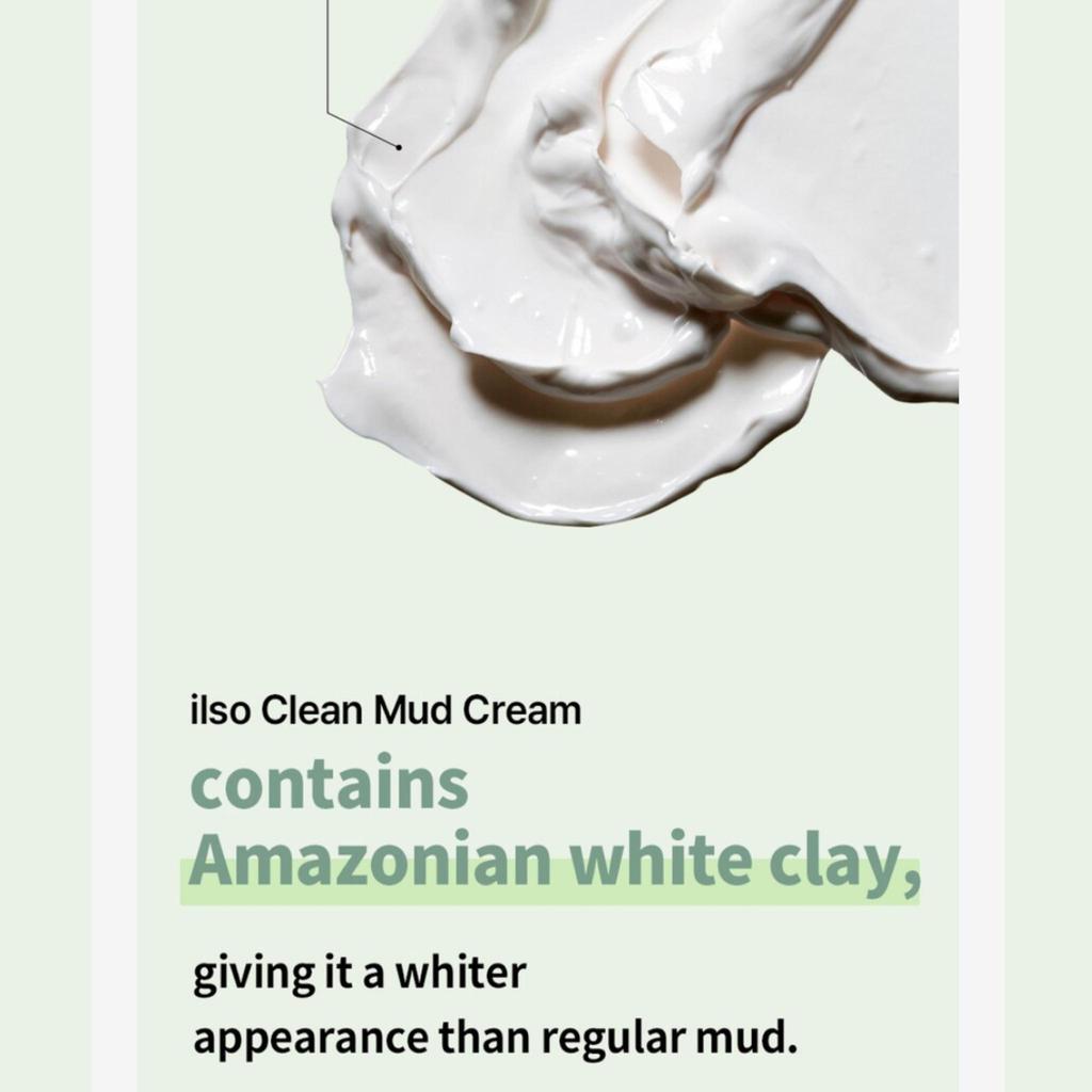ilso Clean Mud Cream Type Мягкая и увлажняющая грязевая маска 100г
