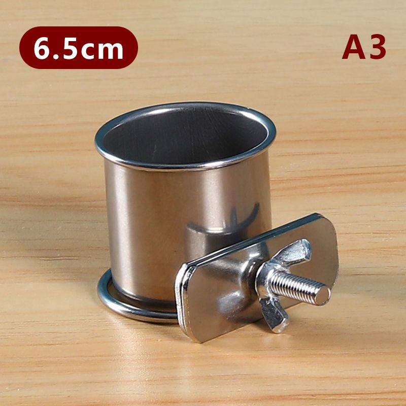 Подвесная миска-клетка для домашних птиц, не переворачивающаяся, из нержавеющей стали, для кормления, еды, питья, кормушка, миска с зажимом, поилка для воды, чашка для клетки