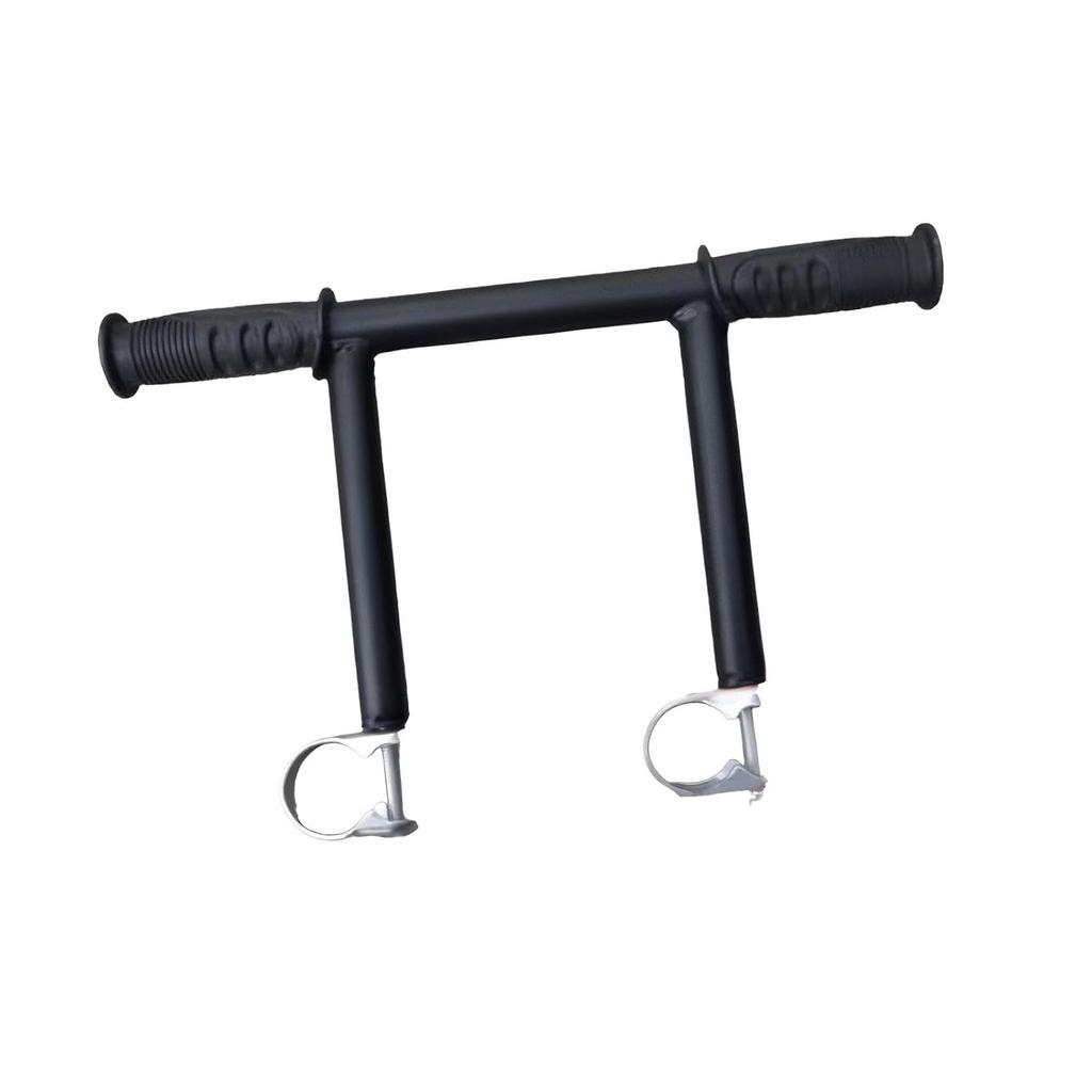 Universal Stroller Handle Extender Bar Adjustable Height Extension Armrest for Tall Parents Durable Metal Construction Fits Most Prams and Pushchairs