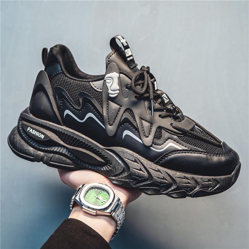 Весна и осень 2025 года новая мужская обувь корейская версия модных кроссовок для папы мужская повседневная спортивная обувь трендовая обувь Харадзюку