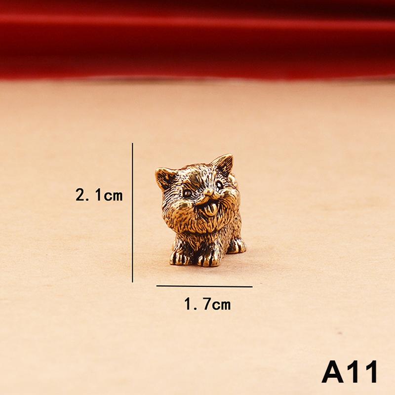 Brass Zodiac Figurines Zodiac Horse Desk Ornament Animals Statue Collectible Car Interior Desk & Home Decor Perfect Gift