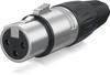 Behringer x3f-sr - złącze xlr 3-pin żeńskie, srebrne