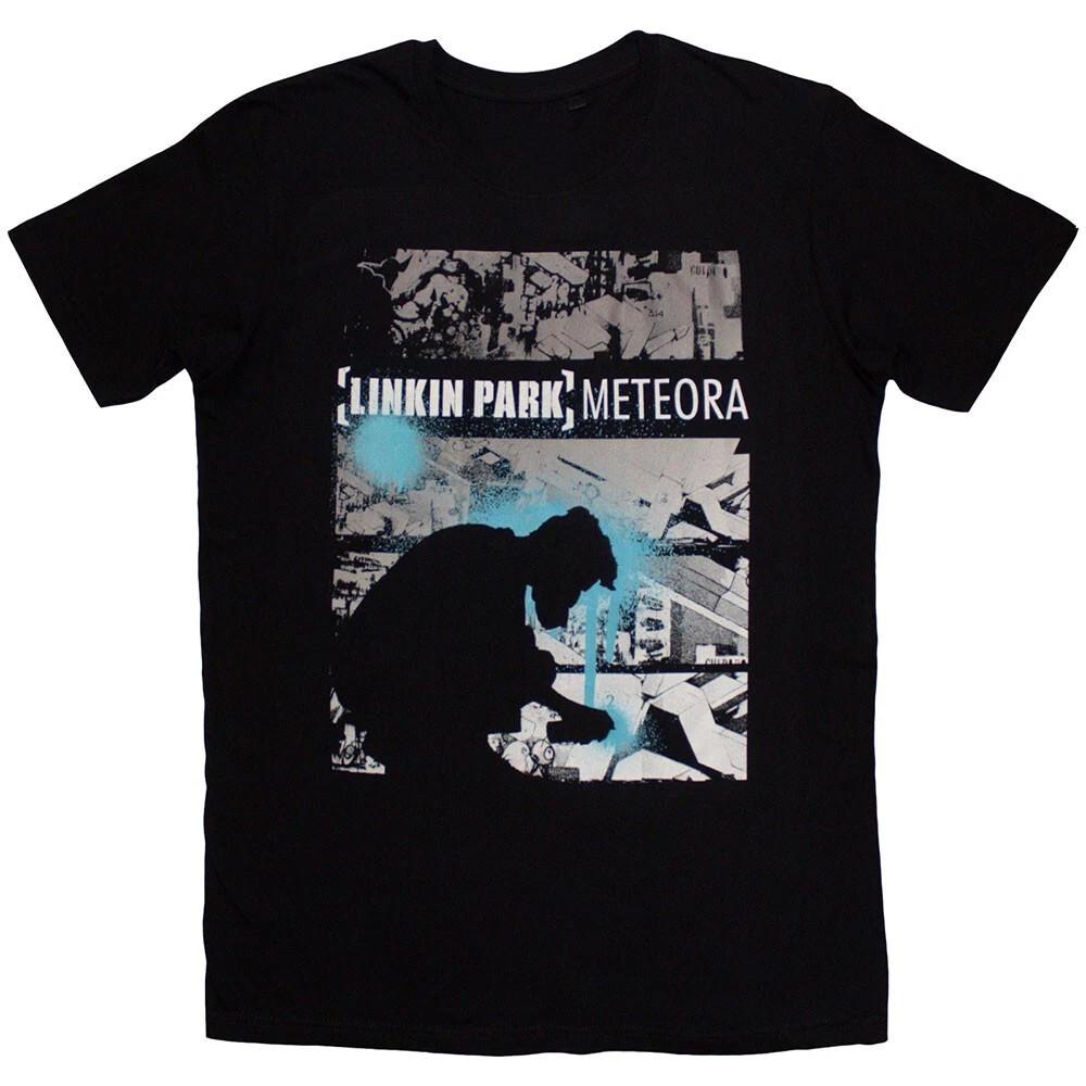 Linkin Park Meteora Коллаж с каплями Металл Мерч Футболка Унисекс