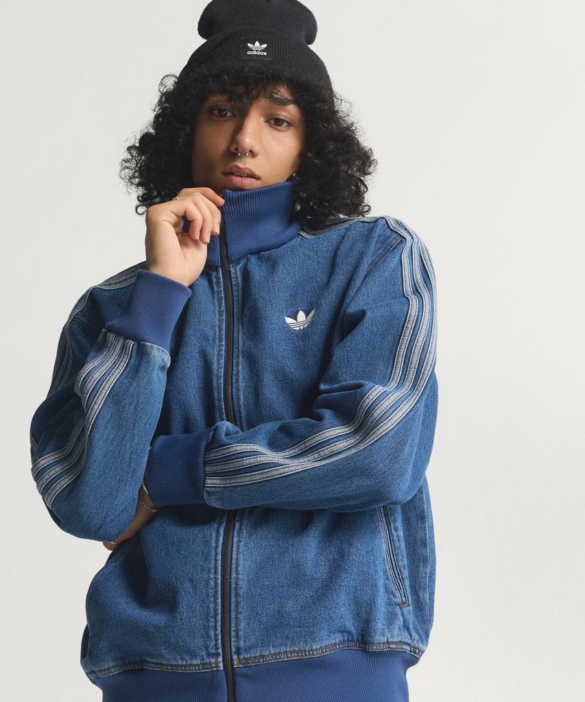 adidas Джинсовая олимпийка Firebird - Синий / Kd1517