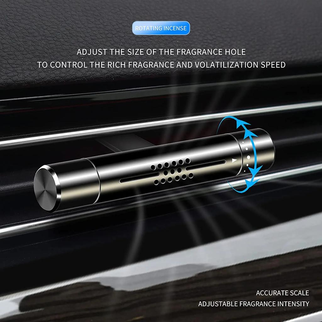 Автомобильный ароматизатор с клипсой для вентиляционного отверстия, цилиндрический диффузор для эфирных масел, клипса для вентиляционного отверстия с палочками для заправки, для автомобиля, офиса, кухни, с логотипом на заказ