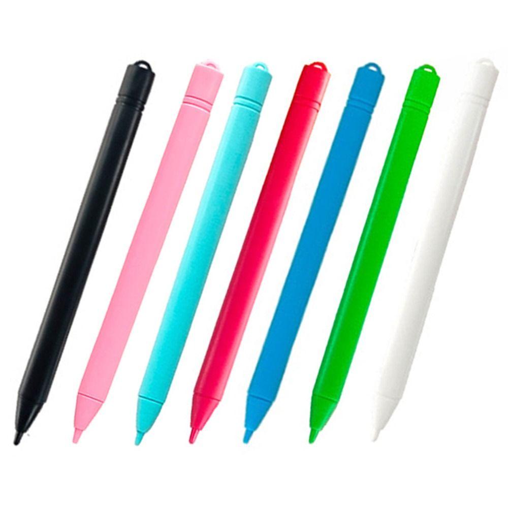 6 шт. Разноцветная ручка для графического планшета, Детский подарок, Рисовальный карандаш, ЖК-планшет для письма, Стилус, Доска для граффити
