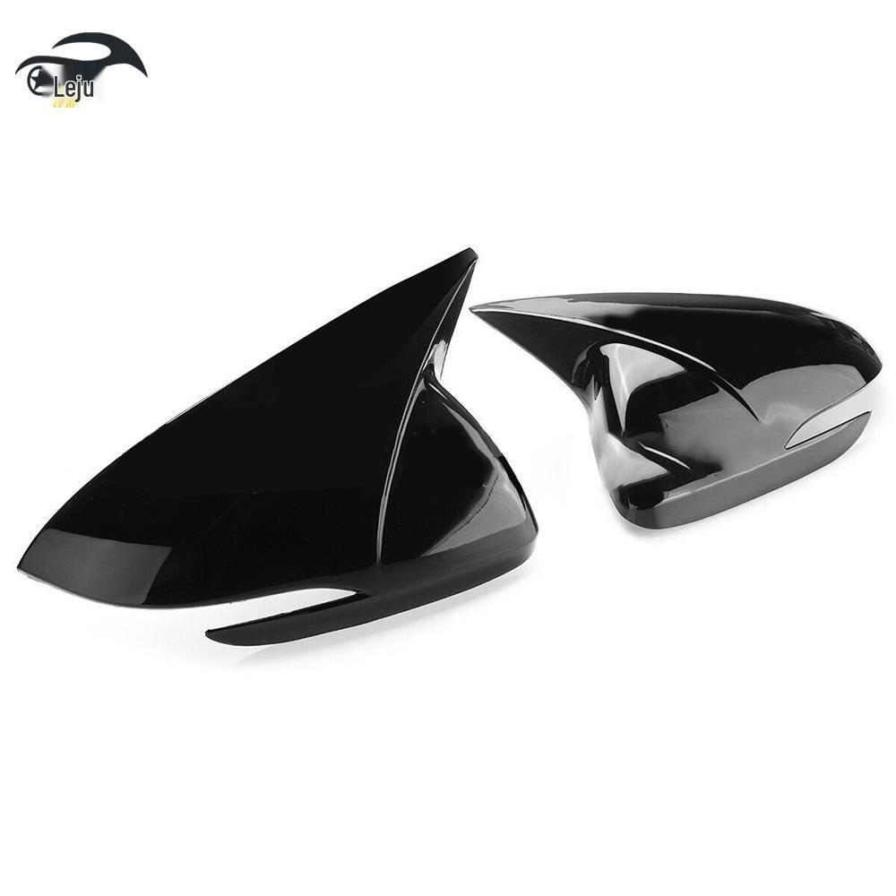 2016-2019 Hyundai Elantra Gloss Black Rearview Mirror Horn Cover