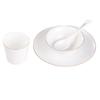 Mansou Gold-Rimmed Dinnerware Set