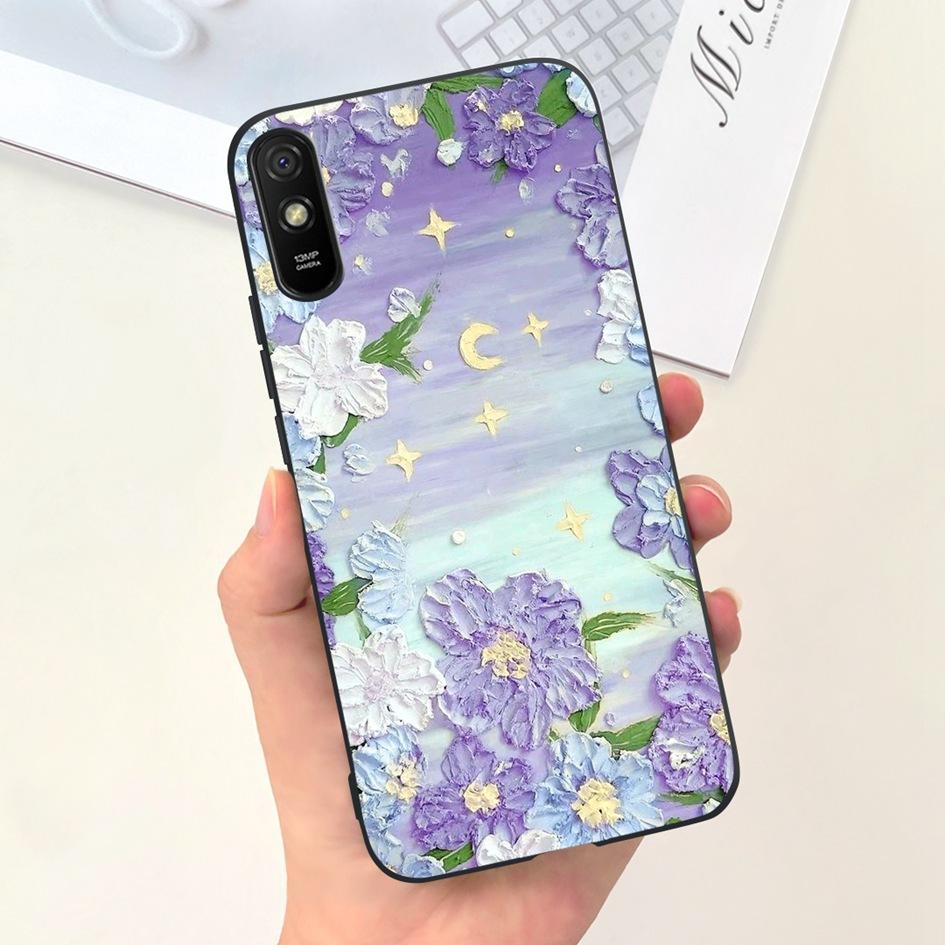 For Xiaomi Redmi 9A 9AT Case Lovely Astronaut Butterfly Soft Silicone Phone Back Cover For Xiaomi Redmi 9i Sport Redmi9a Hoesjes
