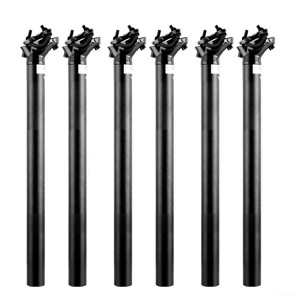 Подседельный штырь велосипеда из алюминиевого сплава, черный, легкий, пескоструйная обработка