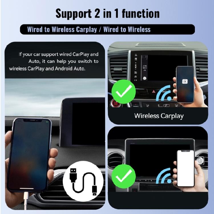 Wireless Adapter for Smartphones Stable Fast Connectings for Convert Wired to Wireless Dongle