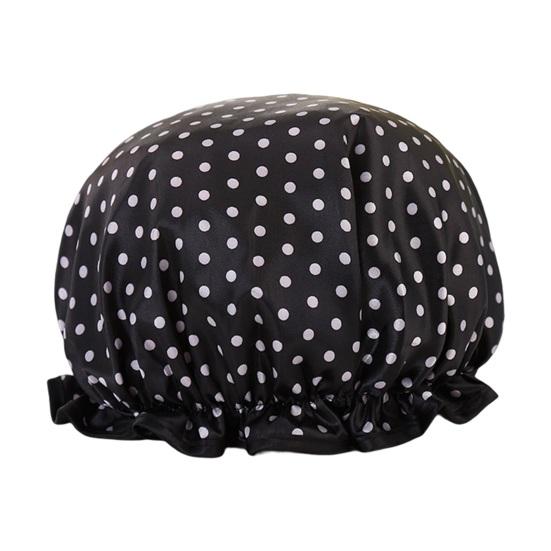 Шапочка для ванны, утолщенная дышащая двухслойная удобная широко используемая шапочка для душа для СПА