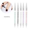 5PCS Double Heads Crystal Dotting Manicure Tools Painting Dot Pen Nail Art Paint Set
