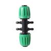 16mm PE Pipe Locked Connector Lock Nuts Garden Water Coupling 1/2'' Pipe 4/7mm Hose Fittings Garden Agriculture Irrigation Joint