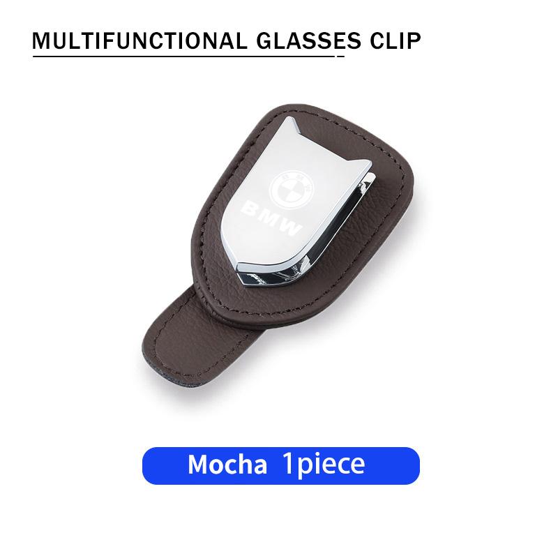 For BMW Car Sun Visor Sunglasses Storage Clip Card Holder Accessories G30 G20 M3 M5 E91 E92 E93 E36 E70 X3 X4 X5 X1 E39 F30