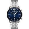 AR11238 Aviator Chronograph Quartz Blue Dial Men's Watch