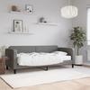 VidaXL Daybed with Mattress Dark Grey 80x200 Cm Fabric 3196794